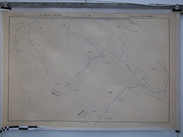 Commune de Westcapelle : cours deau non navigables ni flottables. Pl 9 - CARLKXX00162 Commune de Westcapelle : cours deau non navigables ni flottables. Pl 9
