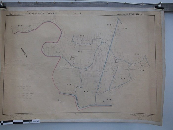 Commune de Westcapelle : cours deau non navigables ni flottables. Pl 10 - CARLKXX00163 Commune de Westcapelle : cours deau non navigables ni flottables. Pl 10