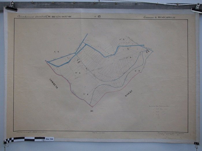 Commune de Westcapelle : cours deau non navigables ni flottables. Pl 13 - CARLKXX00166 Commune de Westcapelle : cours deau non navigables ni flottables. Pl 13