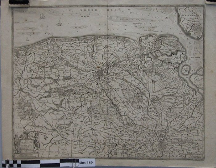 Pars Flandriae orientalis , Francontaum, insulam Cadsant etc. Civitatesq Gandavum, Brugas, Slusam, Oostendam alisasq. continens - CARLKXX00180 Pars Flandriae orientalis , Francontaum, insulam Cadsant etc. Civitatesq Gandavum, Brugas, Slusam, Oostendam alisasq. continens