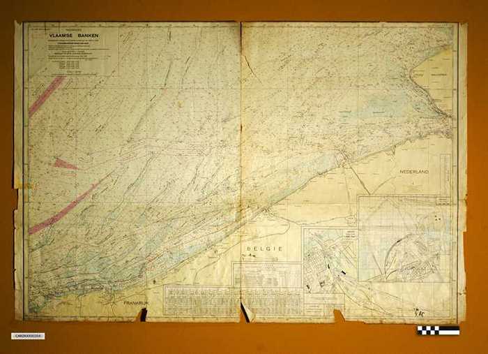 Zeekaart: Noordzee - Vlaamse Banken. - CARZKXX00354 Zeekaart: Noordzee - Vlaamse Banken.