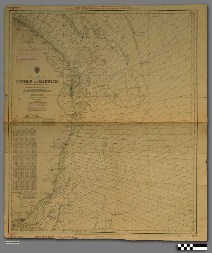 Zeekaart 'Cromer to Harwich' - CARZKXX00450 Zeekaart 'Cromer to Harwich'