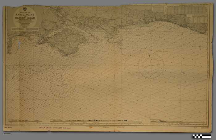 Zeekaart ' Anvil Point to Beachy Head' - CARZKXX00453 Zeekaart ' Anvil Point to Beachy Head'