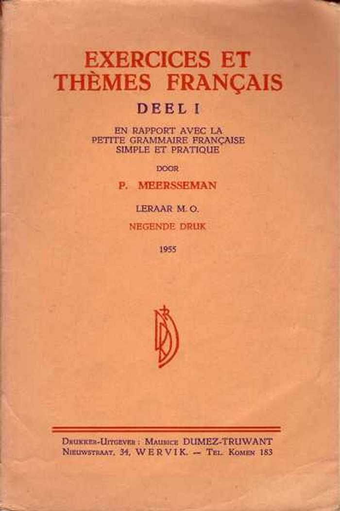 Exercises et Thèmes Français Deel 1