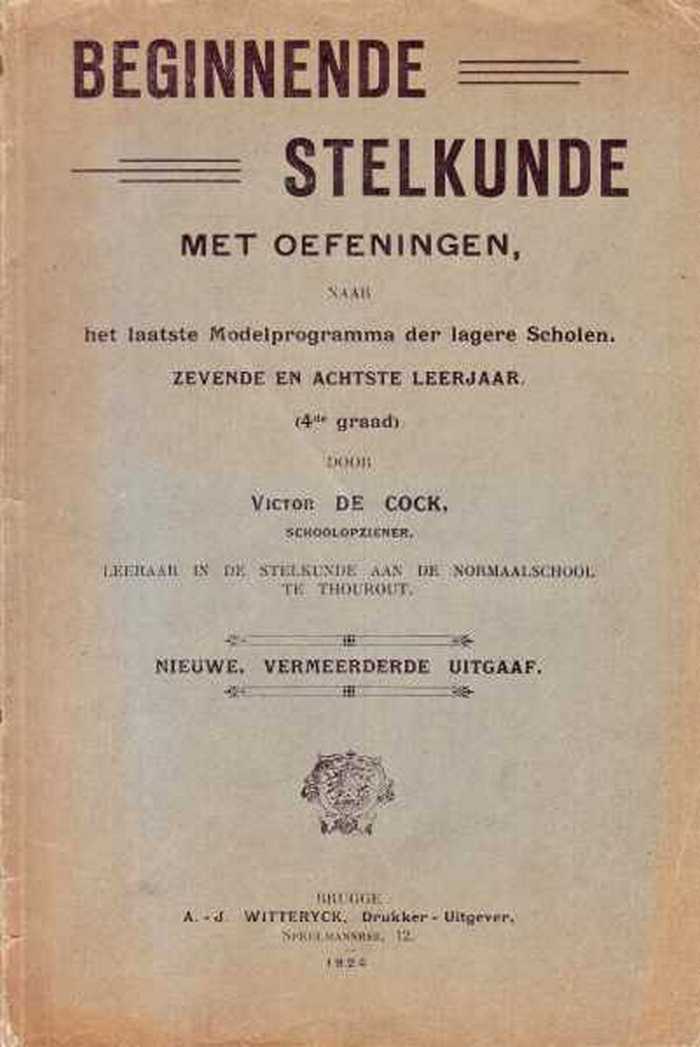 Beginnende Stelkunde met Oefeningen