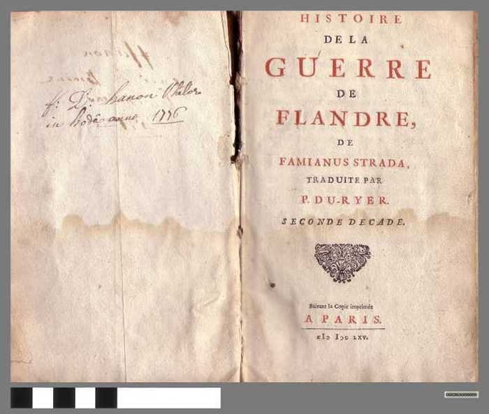 Histoire de la guerre de Flandre , seconde decade - DOCBUXX00005 Histoire de la guerre de Flandre , seconde decade