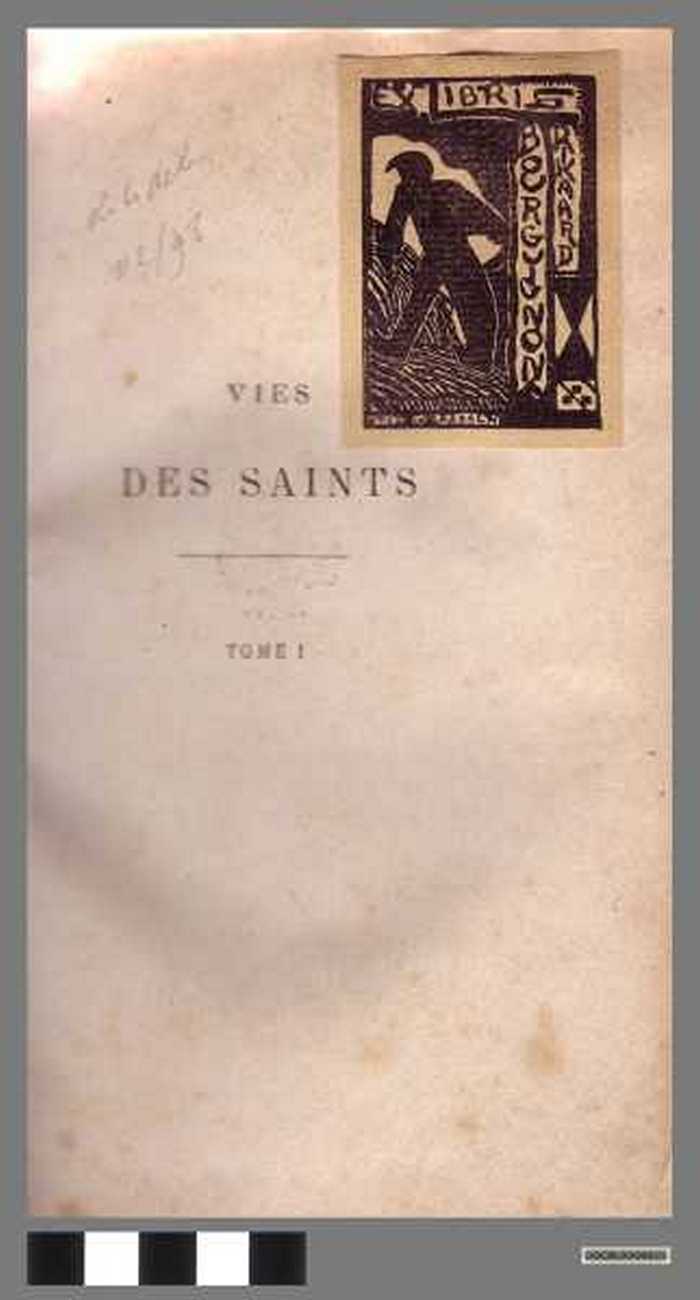 Vies Des Saints, Deel 1 - DOCBUXX00010 Vies Des Saints, Deel 1