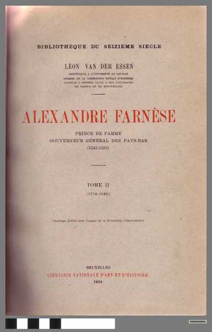 Alexandre Farnèse, Deel 2 - DOCBUXX00016 Alexandre Farnèse, Deel 2