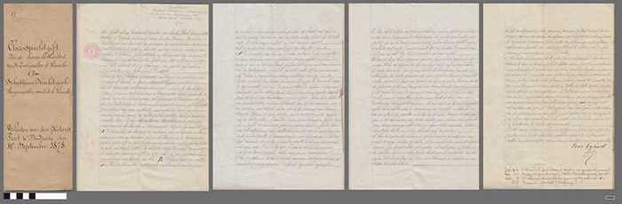 Cijnspachtgift van Zoutepolder aan Sebastiaan Nachtegaele - DOCFAEA00006 Cijnspachtgift van Zoutepolder aan Sebastiaan Nachtegaele