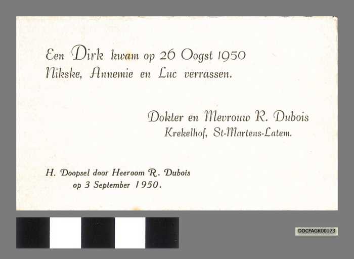 DIRK - DOCFAGK00173 DIRK