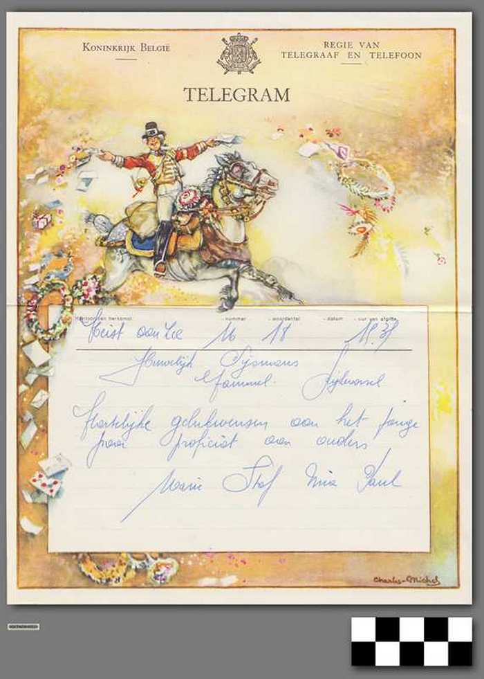 Telegram vanuit HEIST AAN ZEE - HUWELIJK SIJSMANS - RIJKEVORSEL - 1952 - DOCFAGW40029 Telegram vanuit HEIST AAN ZEE - HUWELIJK SIJSMANS - RIJKEVORSEL - 1952