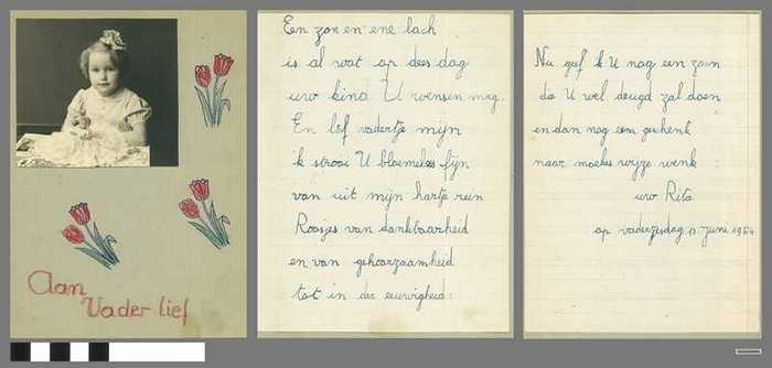 Vadertjesdag 1957 van Rita - DOCFAGW60005 Vadertjesdag 1957 van Rita