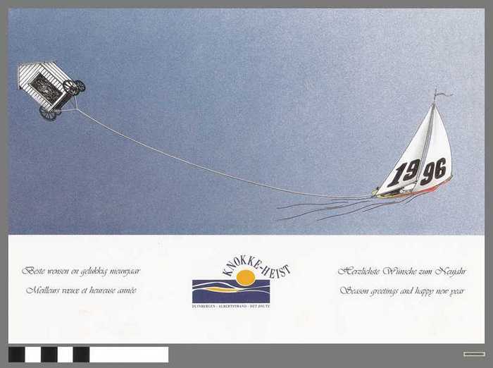 Beste wensen en gelukkig nieuwjaar voor 1996 - Knokke-Heist - DOCFAGW80001 Beste wensen en gelukkig nieuwjaar voor 1996 - Knokke-Heist