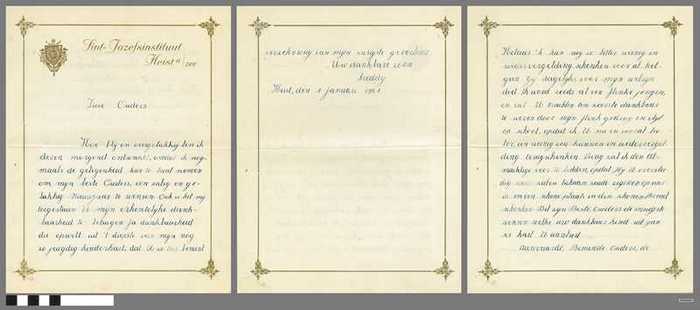 Nieuwjaarsbrief Freddy - 1951 - DOCFAGW80037 Nieuwjaarsbrief Freddy - 1951