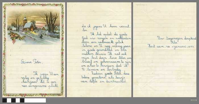 Nieuwjaarsbrief van Rita - 1957 - DOCFAGW80058 Nieuwjaarsbrief van Rita - 1957