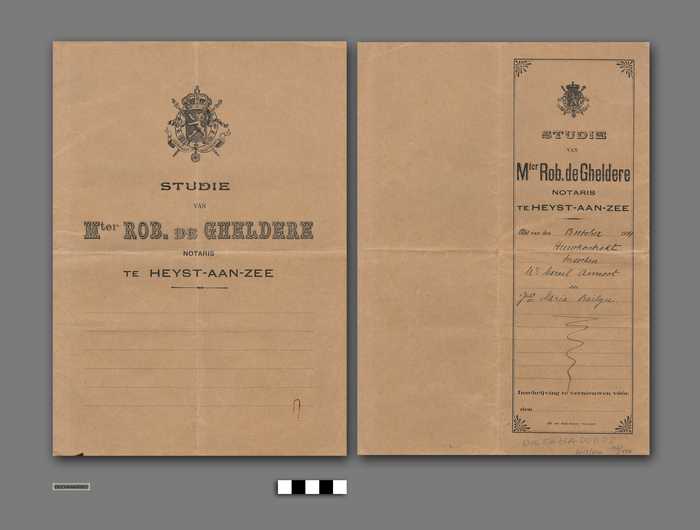Huwkontrakt tusschen Mr. Marcel Annoot en Jw Maria Bailyu - akt van 13 october 1924 - DOCFAHA00003 Huwkontrakt tusschen Mr. Marcel Annoot en Jw Maria Bailyu - akt van 13 october 1924