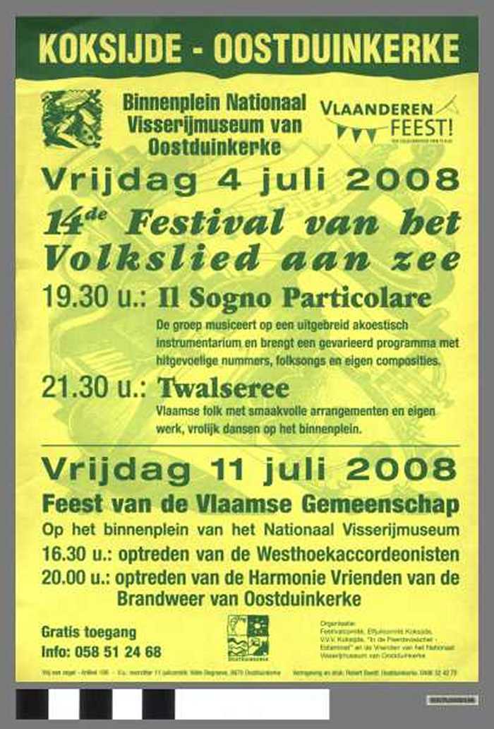 14e Festival van het Volkslied aan Zee