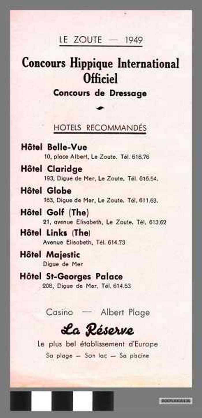 Concours Hippique International Officiel Concours de Dressage