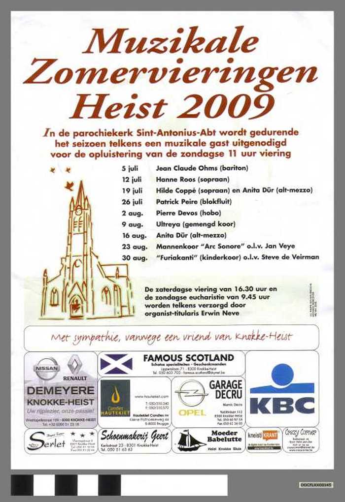 Muzikale Zomervieringen te Heist 2009