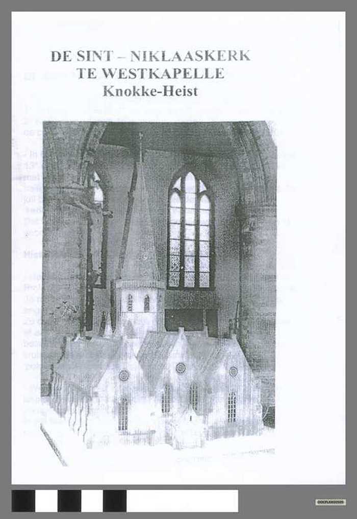 De Sint-Niklaaskerk te Westkapelle - Knokke-Heist - DOCFLXX00509 De Sint-Niklaaskerk te Westkapelle - Knokke-Heist