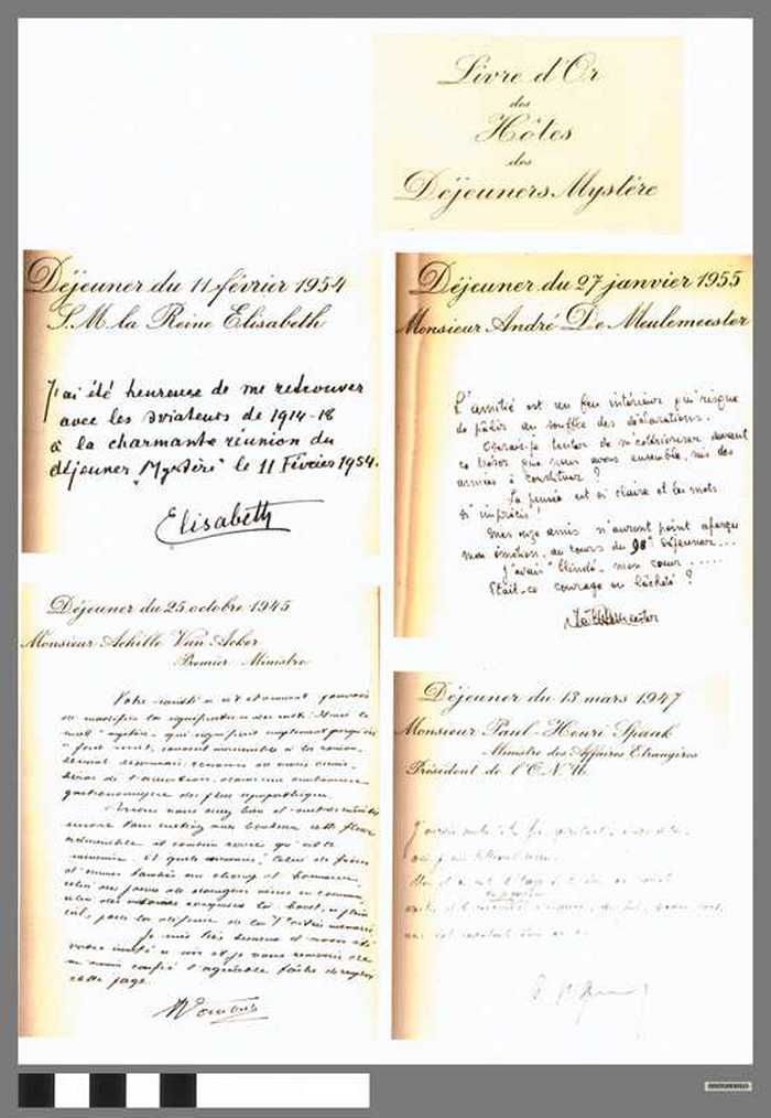 Livre d'Or des Hôtes des déjeuners Mystère - DOCFLXX00512 Livre d'Or des Hôtes des déjeuners Mystère
