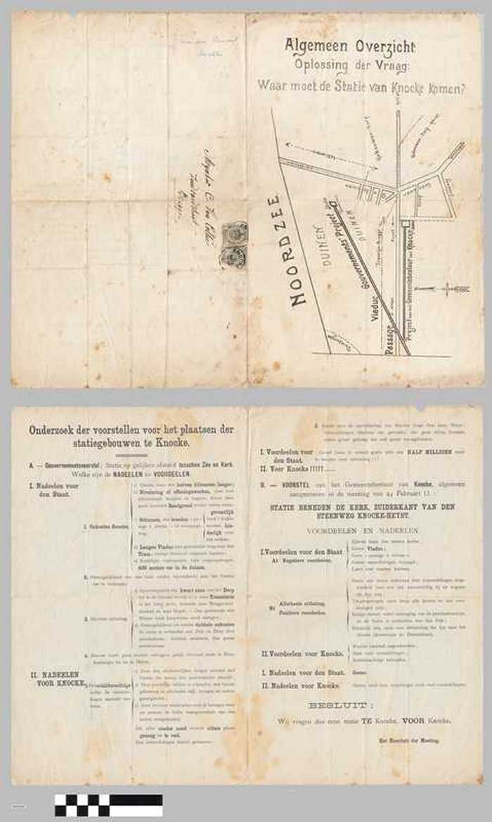 Waar moet de statie van Knocke komen ? - DOCFLXX00599 Waar moet de statie van Knocke komen ?