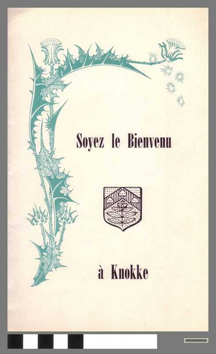 Soyez le Bienvenu à Knokke - DOCIDXX00222 Soyez le Bienvenu à Knokke