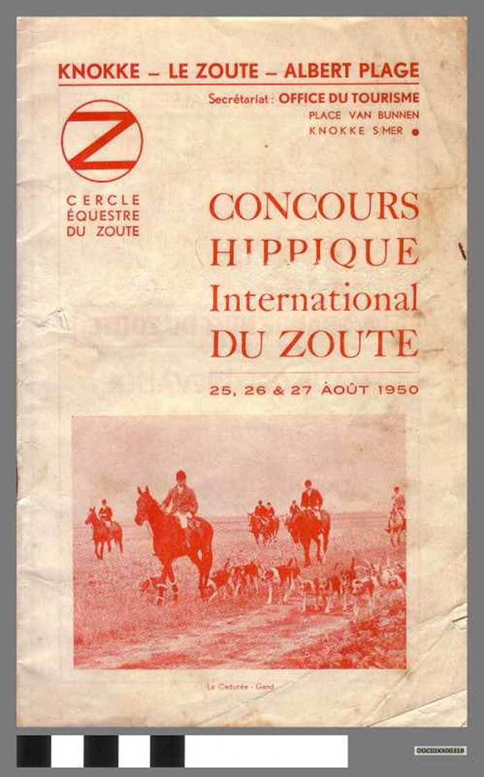 Concours hippique International Du Zoute - 1950 - DOCIDXX00318 Concours hippique International Du Zoute - 1950