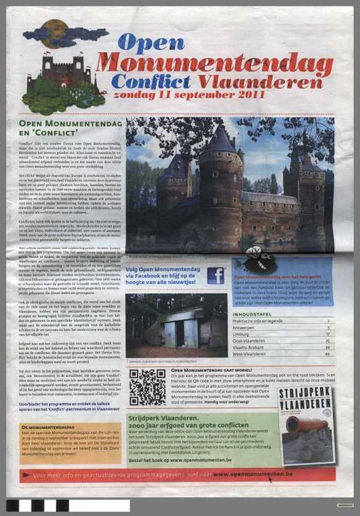 Open Monumentendag - Conflict - Vlaanderen zondag 11 september 2011 - DOCIDXX00470 Open Monumentendag - Conflict - Vlaanderen zondag 11 september 2011