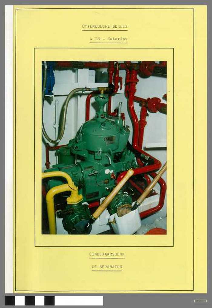 Eindejaarswerk: De Separator van Utterwulghe Dennis - DOCIDXX00498 Eindejaarswerk: De Separator van Utterwulghe Dennis