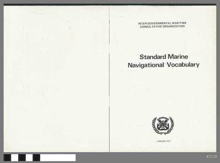 Standard Marine Navigational Vocabulary - DOCIDXX00512 Standard Marine Navigational Vocabulary