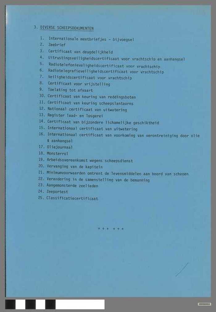 Diverse scheepsdocumenten - DOCIDXX00514 Diverse scheepsdocumenten