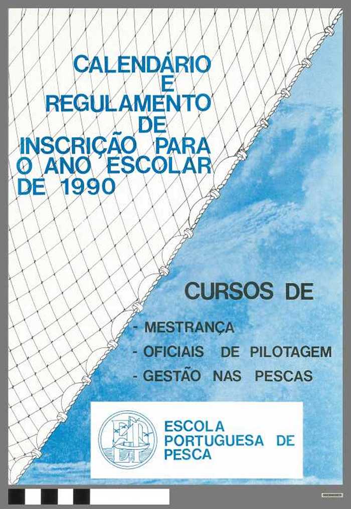 Calendario e Regulamento de Inscriçao para o ano escolar de 1990 - DOCIDXX00678 Calendario e Regulamento de Inscriçao para o ano escolar de 1990