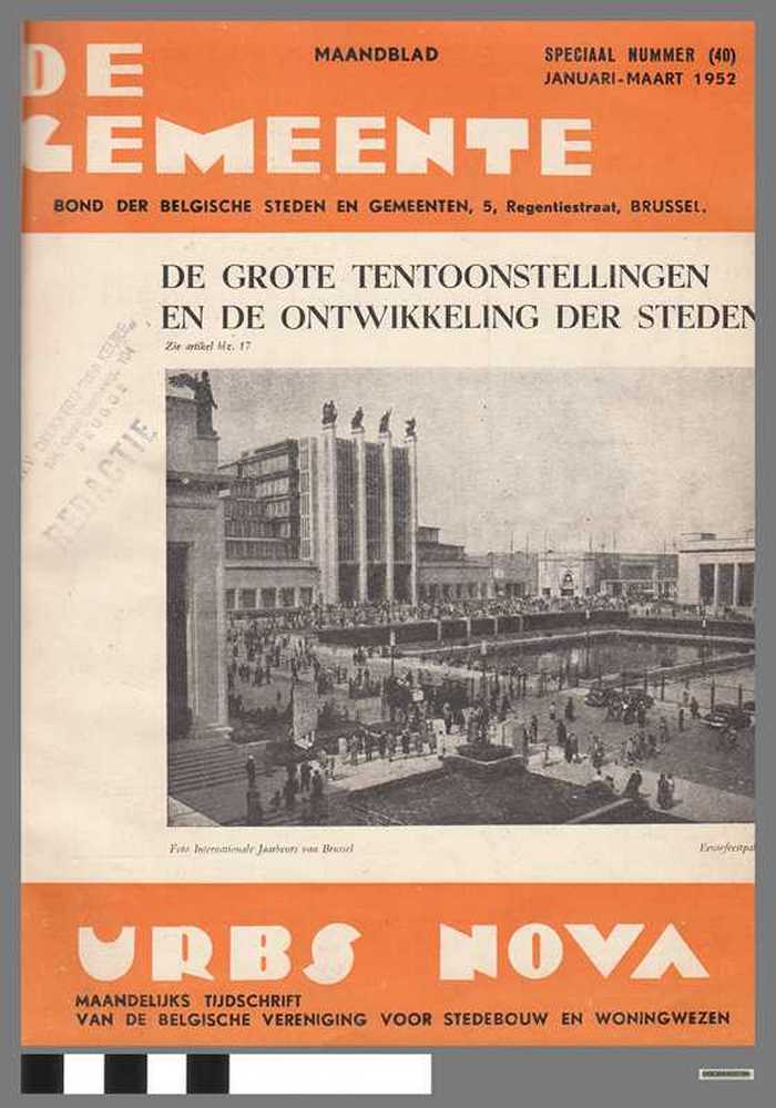 DE GEMEENTE - 1952 - DOCIDXX00784 DE GEMEENTE - 1952
