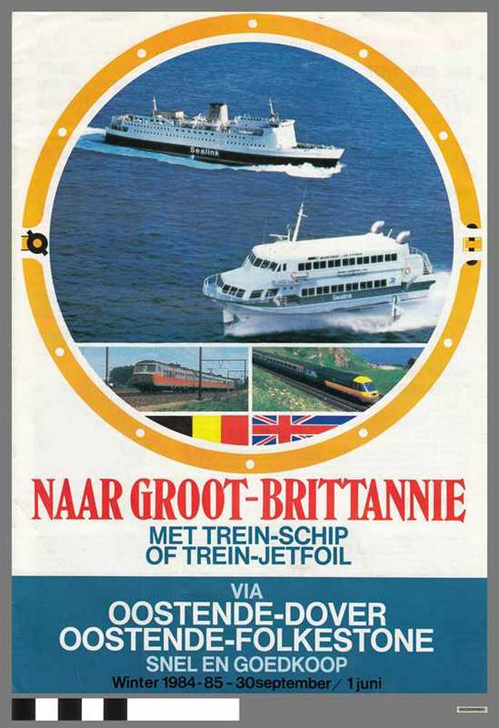 Naar Groot-Brittannië met trein-schip of trein-jetfoil - DOCIDXX00847 Naar Groot-Brittannië met trein-schip of trein-jetfoil