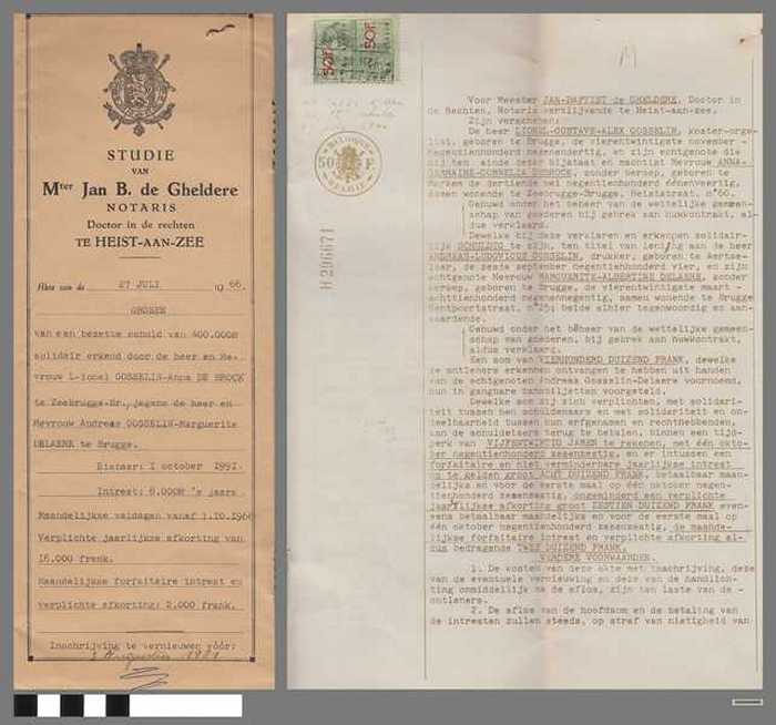 Notariële verkoopakte van woonhuis te Zeebrugge, Distelstraat 9 - H 296671 - Notaris Jan De Gheldere - DOCIDXX00885 Notariële verkoopakte van woonhuis te Zeebrugge, Distelstraat 9 - H 296671 - Notaris Jan De Gheldere