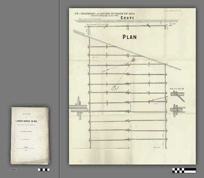 Boekje: Note sir l'ancien ouvrage en bois découvert au port de Zeebrugge - DOCIDXX00968 Boekje: Note sir l'ancien ouvrage en bois découvert au port de Zeebrugge