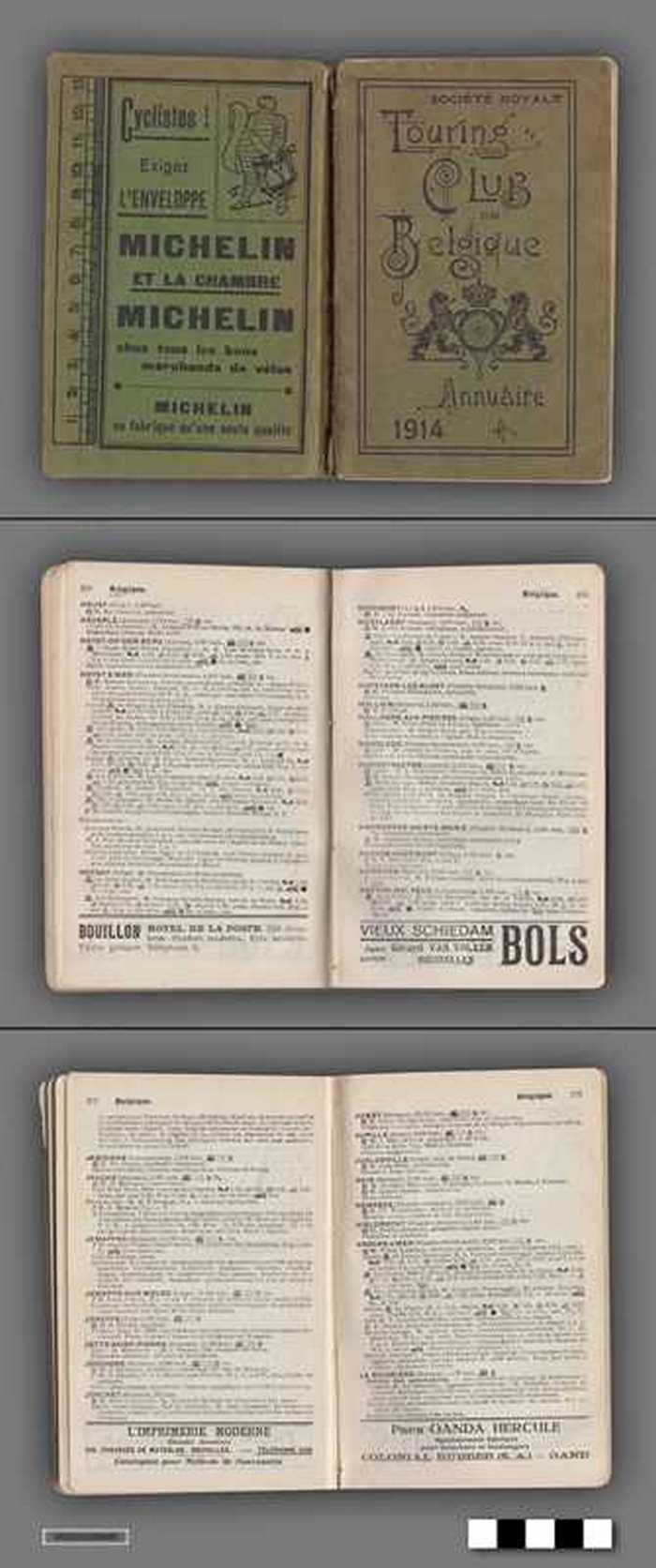 Touring Club de Belgique - Annuaire de 1914 - DOCIDXX00969 Touring Club de Belgique - Annuaire de 1914