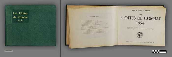 Boek: Les flottes de combat - 1954 - DOCIDXX00982 Boek: Les flottes de combat - 1954