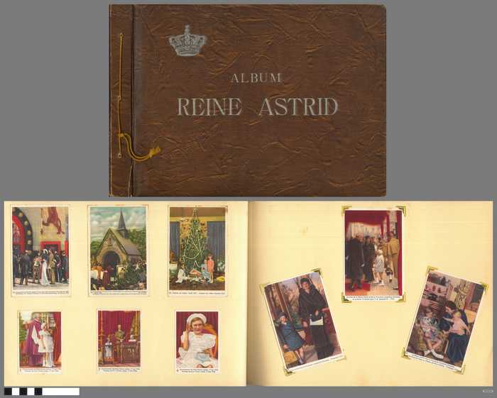 Album met verzamelprenten i.v.m. Koningin Astrid - DOCIDXX01255 Album met verzamelprenten i.v.m. Koningin Astrid