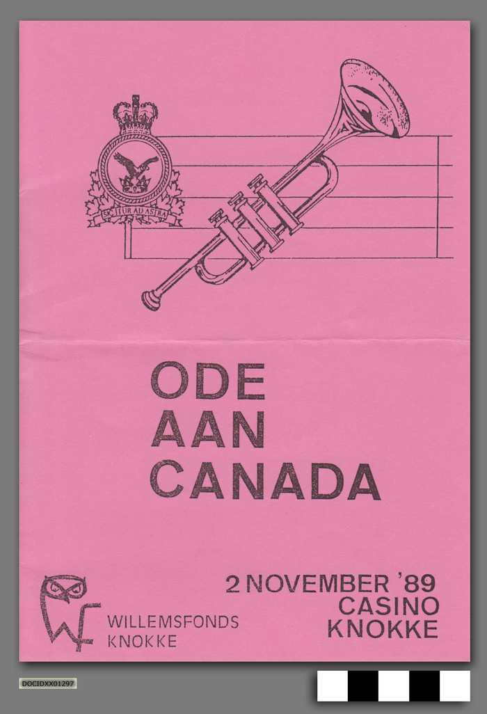 Ode aan Canada - 2 november '89 Casino Knokke - DOCIDXX01297 Ode aan Canada - 2 november '89 Casino Knokke