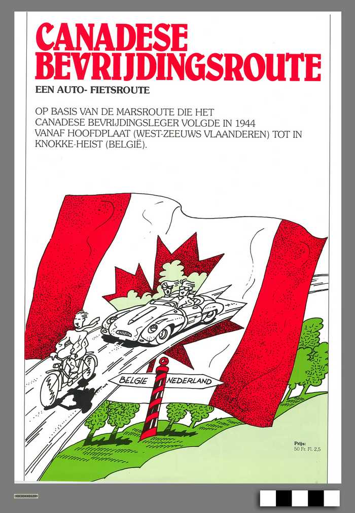 Canadese Bevrijdingsroute, een auto-fietsroute op basis van de marsroute die het Canadese Bevrijdingsleger volgde in 1944 - DOCIDXX01299 Canadese Bevrijdingsroute, een auto-fietsroute op basis van de marsroute die het Canadese Bevrijdingsleger volgde in 1944