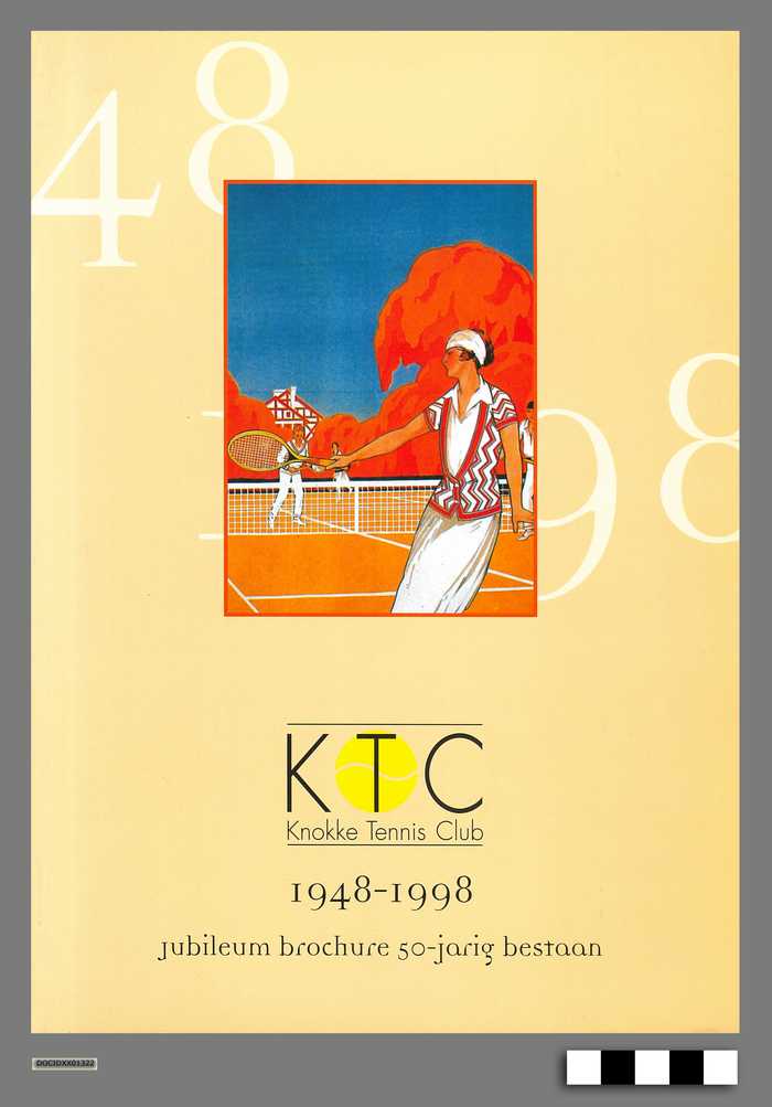 Knokke Tennis Club 1948-1998, KTC - Jubileum brochure 50-jarig betaan - DOCIDXX01322 Knokke Tennis Club 1948-1998, KTC - Jubileum brochure 50-jarig betaan