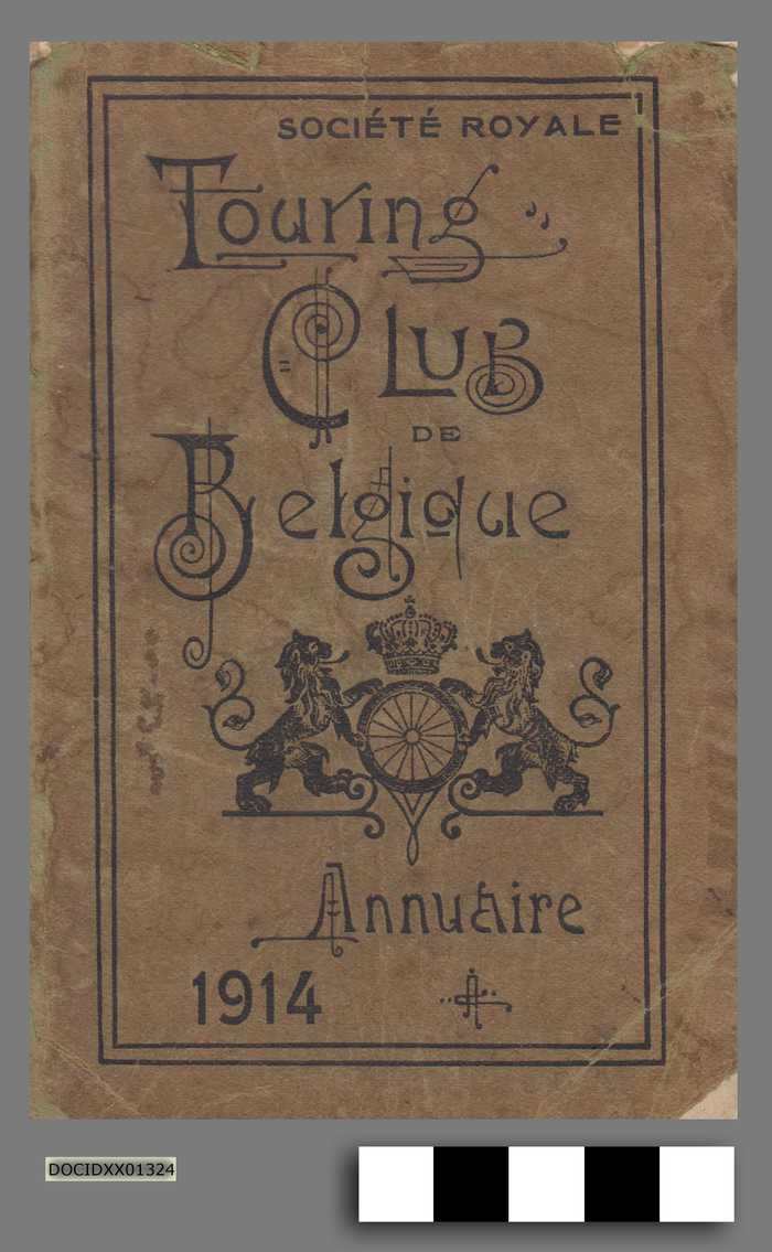 Touring Club de Belgique - Annuaire de 1914 - DOCIDXX01324 Touring Club de Belgique - Annuaire de 1914