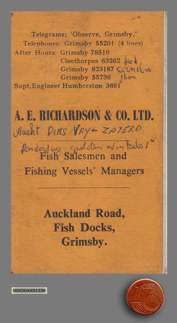 Grimsby Tide Tables 1972 - TheseTables are to read by the Clock, changes have been allowed for - DOCIDXX01336 Grimsby Tide Tables 1972 - TheseTables are to read by the Clock, changes have been allowed for