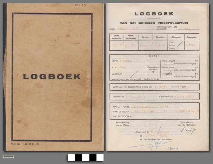 Logboek van het Belgisch vissersvaartuig Wielingen - Z324 - DOCIDXX01375 Logboek van het Belgisch vissersvaartuig Wielingen - Z324
