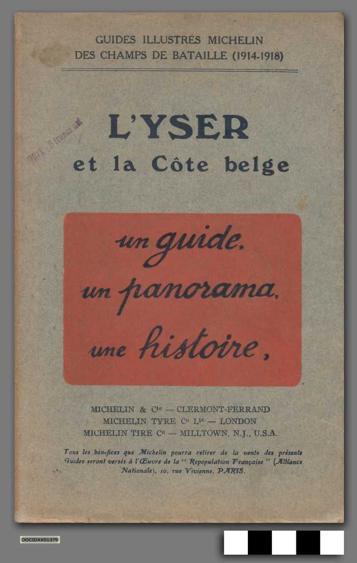 L'Yser et la Côte belge : un guide, un panorama, une histoire - DOCIDXX01379 L'Yser et la Côte belge : un guide, un panorama, une histoire