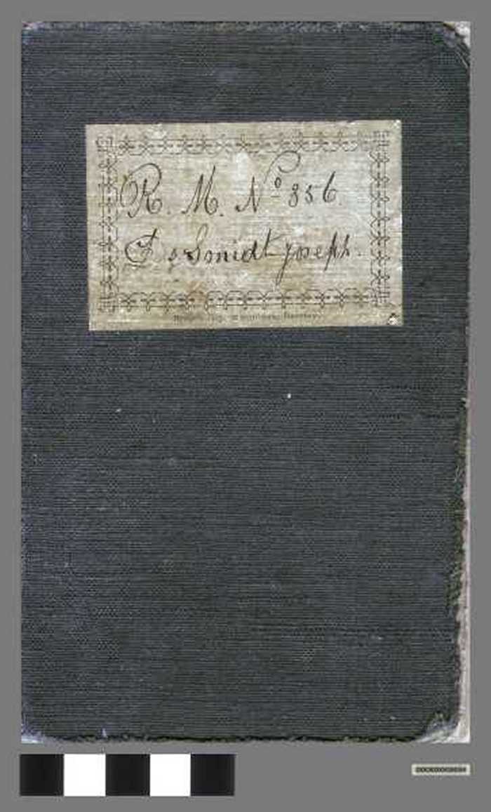 Monsterboekje Jozef de Smidt - DOCKDXX00054 Monsterboekje Jozef de Smidt