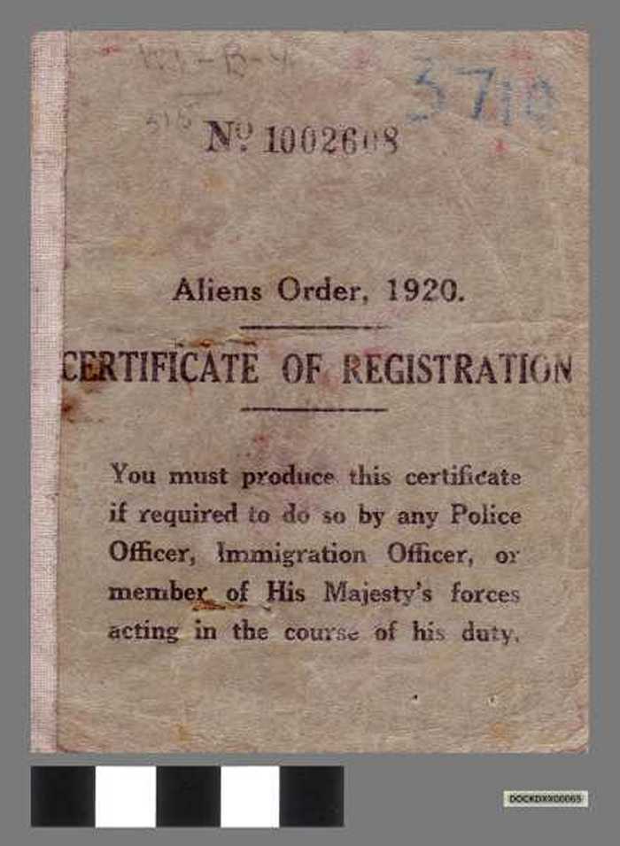 Bewijs van Registratie van E. Vantorre - DOCKDXX00065 Bewijs van Registratie van E. Vantorre
