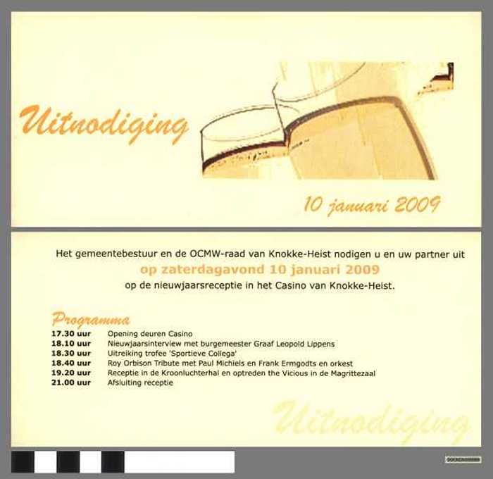 Uitnodiging nieuwjaarsreceptie 2009 - DOCKDXX00088 Uitnodiging nieuwjaarsreceptie 2009